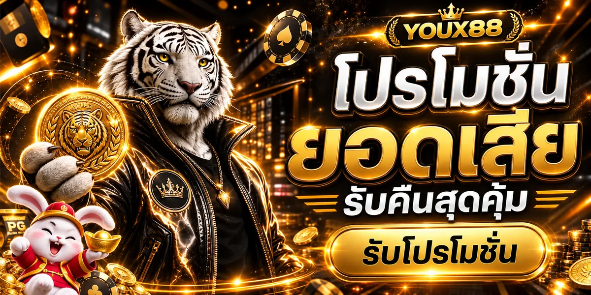 YOUX88 โปรโมชั่นยอดนิยมพร้อมเสือขาวและมาสคอต